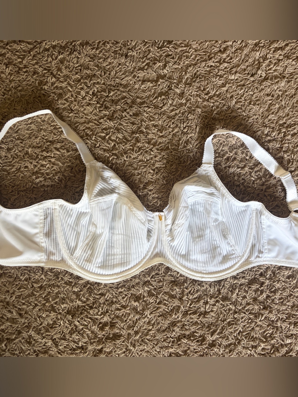 Fantasie Cream Underwire Vertical-Stripe Bra